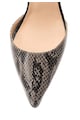 Versace 19.69 Abbigliamento Sportivo Pantofi D'Orsay negru cu bej cu model tip reptila Naomi Femei