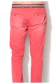 Alcott Pantaloni chino slim fit rosu stins cu o curea Jimmy Barbati