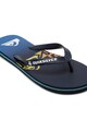 QUIKSILVER Moloki Art flip-flop papucs hímzett logóval férfi