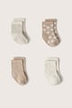 Mango Рипсени чорапи Areni - 4 чифта Момичета