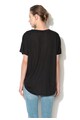 Silvian Heach Collection, Tricou negru cu croiala lejera Lirri Femei