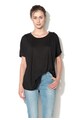 Silvian Heach Collection, Tricou negru cu croiala lejera Lirri Femei