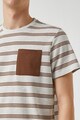 KOTON Раирана тениска с джоб на гърдите Мъже