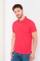 Gant Tricou polo regular fit din material pique cu logo brodat discret Barbati