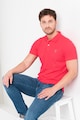 Gant Tricou polo regular fit din material pique cu logo brodat discret Barbati