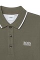 BOSS Kidswear Тениска от пике с яка Момчета