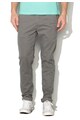 Alcott Pantaloni chino gri slim fit cu imprimeu discret Barbati