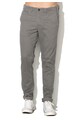 Alcott Pantaloni chino gri slim fit cu imprimeu discret Barbati