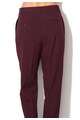 United Colors of Benetton Pantaloni rosu Bordeaux cu terminatie rasucita Femei