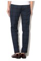 Pepe Jeans London Pantaloni albastri conici in carouri Dancer Femei