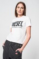 Diesel Tricou slim fit cu imprimeu logo supradimensionat T-Sily-Ecologo Femei