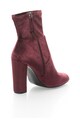 Steve Madden Botine Bordeaux catifelate Editt Femei