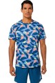 Asics Tricou cu model abstract, pentru tenis Barbati