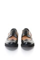 Zee Lane Collection Pantofi Brogue maro cu negru de piele Barbati