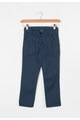 Zee Lane Kids Pantaloni bleumarin prafuit cu model discret Baieti