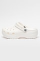 Crocs Saboti roomy fit cu aspect perforat si platforma Classic Femei