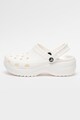 Crocs Saboti roomy fit cu aspect perforat si platforma Classic Femei