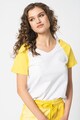 Champion Tricou cu decupaje si model colorblock Femei