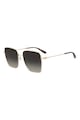 Moschino Квадратни слънчеви очила с метална рамка Жени