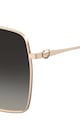 Moschino Квадратни слънчеви очила с метална рамка Жени