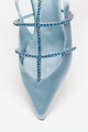 Jeffrey Campbell Pristina sarokpántos cipő strasszkövekkel díszítve női
