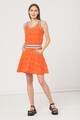 Love Moschino Раирана памучна рокля с контрасти Жени