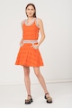 Love Moschino Раирана памучна рокля с контрасти Жени