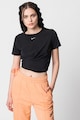 Nike Tricou crop cu model rasucit, pentru antrenament One Luxe Femei