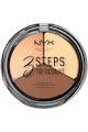 NYX Professional Makeup NYX PM 3 Steps to Sculpt палитра за озаряване и контуриране, 15 g Жени