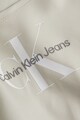 CALVIN KLEIN JEANS Rochie midi din satin cu imprimeu logo Femei