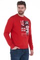 Lee Cooper logos bluz, piros 23545 férfi