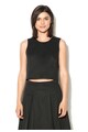 Esprit Top crop negru fara maneci Femei