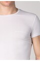 Emporio Armani Underwear Tricou alb fin cu decolteu la baza gatului Barbati
