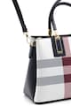 Silver&Polo Mintás tote fazonú műbőr táska fémlogóval női
