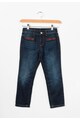 United Colors of Benetton Jeansi relaxed fit bleumarin cu detalii in carouri Fete
