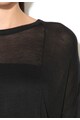 BENCH Pulover negru subtire tricotat fin Femei