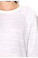 BENCH Bluza alba cu aspect 2 in 1 si nasturi pe partea din spate Base Femei