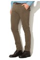 Zee Lane Denim Pantaloni chino verde oliv cu imprimeu discret Barbati