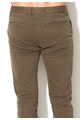 Zee Lane Denim Pantaloni chino verde oliv cu imprimeu discret Barbati