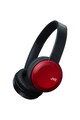 JVC Casti Audio On ear pliabile  , Wireless, Bluetooth, Functie Bass, Microfon, Autonomie 17 ore, Rosu Femei