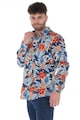 Lee Cooper Риза с памук и тропическа шарка Мъже