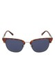 Fossil Ochelari de soare clubmaster cu lentile uni Barbati