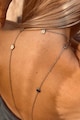 Flicka Hosszú rozsdamentes acél nyaklánc logós medálokkal női