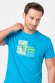 CMP Памучна тениска с тропическа шарка Мъже
