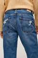 Pepe Jeans London Blugi mom-fit cu detalii cu aspect deteriorat Violet Femei