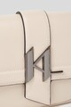 Karl Lagerfeld Geanta crossbody mica de piele cu monograma metalica K/Saddle Femei