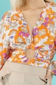 RESENSE Къса сатинирана блуза Heidi с ръкави кимоно Жени