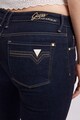 GUESS JEANS Középmagas derekú skinny fit farmernadrág kontrasztos tűzésekkel női