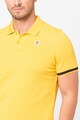 K-Way Tricou polo slim fit cu margini contrastante Vincent Barbati