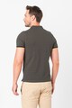 K-Way Vincent szűk fazonú galléros póló kontrasztos szegélyekkel férfi
